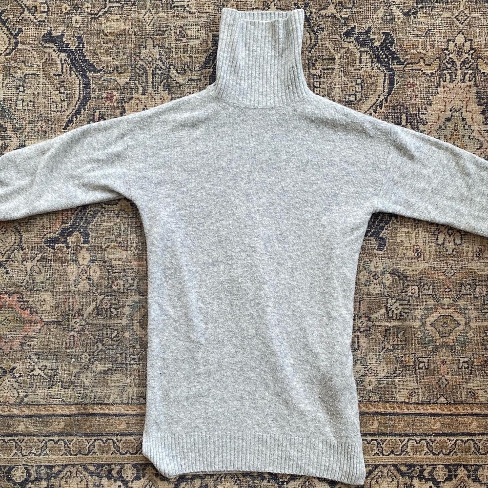Light gray knit sweater